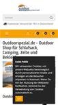Mobile Screenshot of outdoorspezial.de
